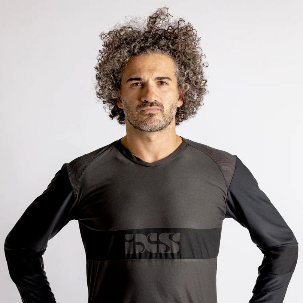 IXS Sports Division iXS Trigger EVO Long Sleeve Jersey L Anthracite-Black - renntaugliches MTB-Trikot