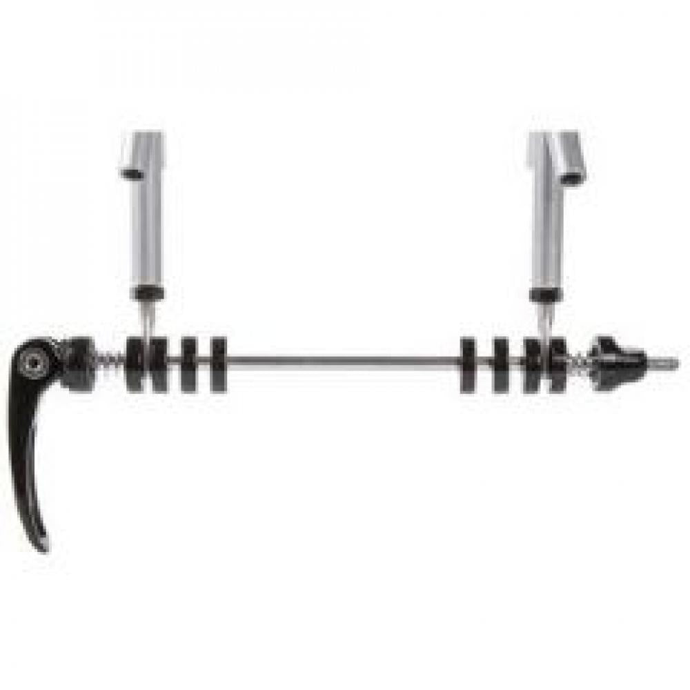 M-WAVE Racky Axle Schnellspanner stabile Befestigung für Gepäckträger am Fahrrad