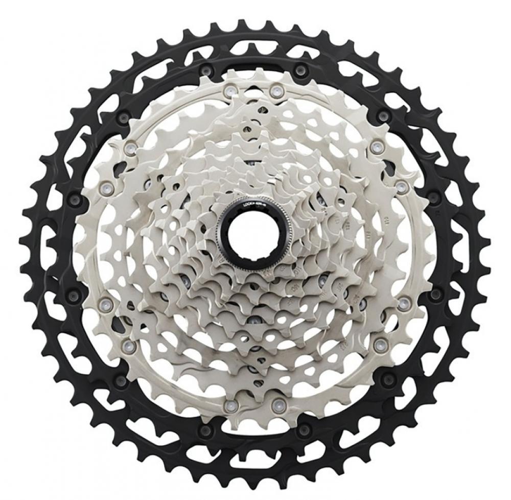 Shimano DEORE XT CS-M8100 12-fach Kassette schwarz für präzises MTB-Schalten.