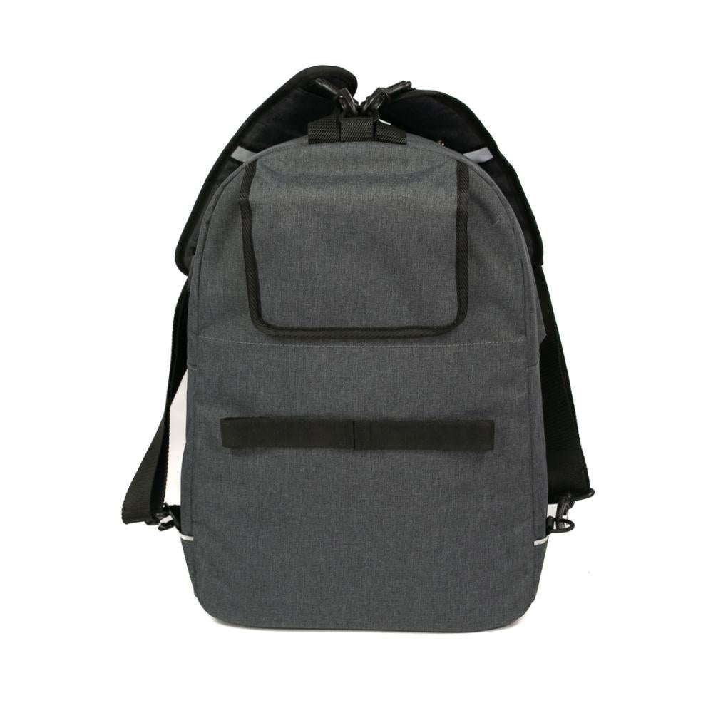 Haberland Bike-Rucksack Lucky Active Plus anthrazit - flexible Fahrrad-Rucksack-Kombination