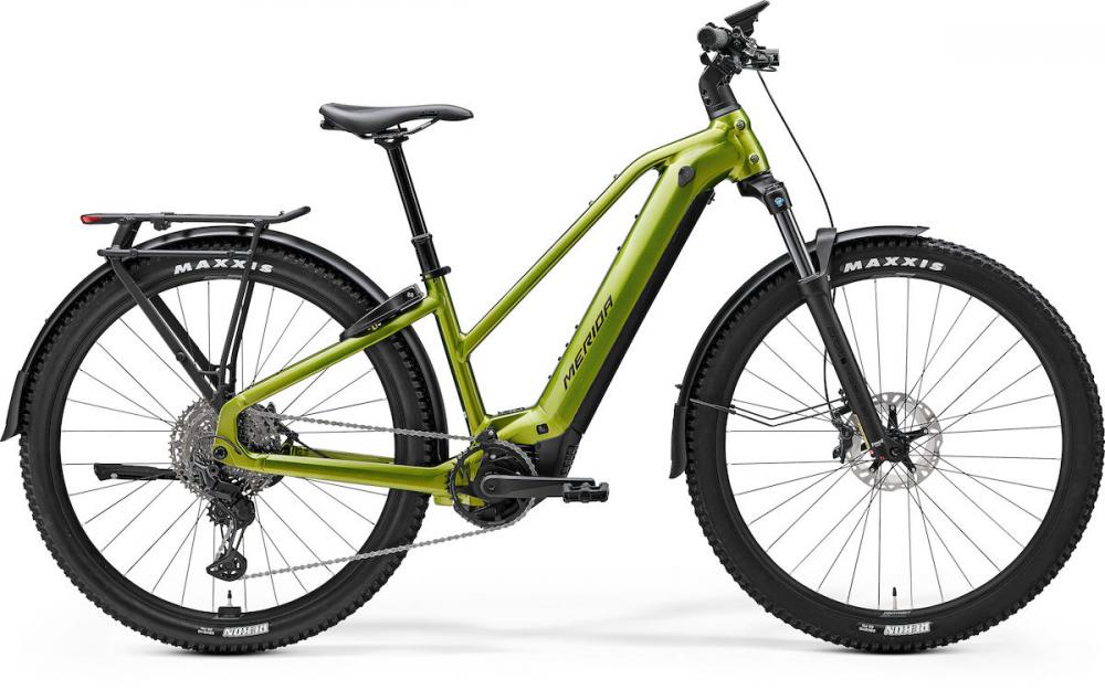 Merida eFLOAT CC 600 Lady EQ M Grün - komfortables E-Trekkingrad für Alltag und Tour