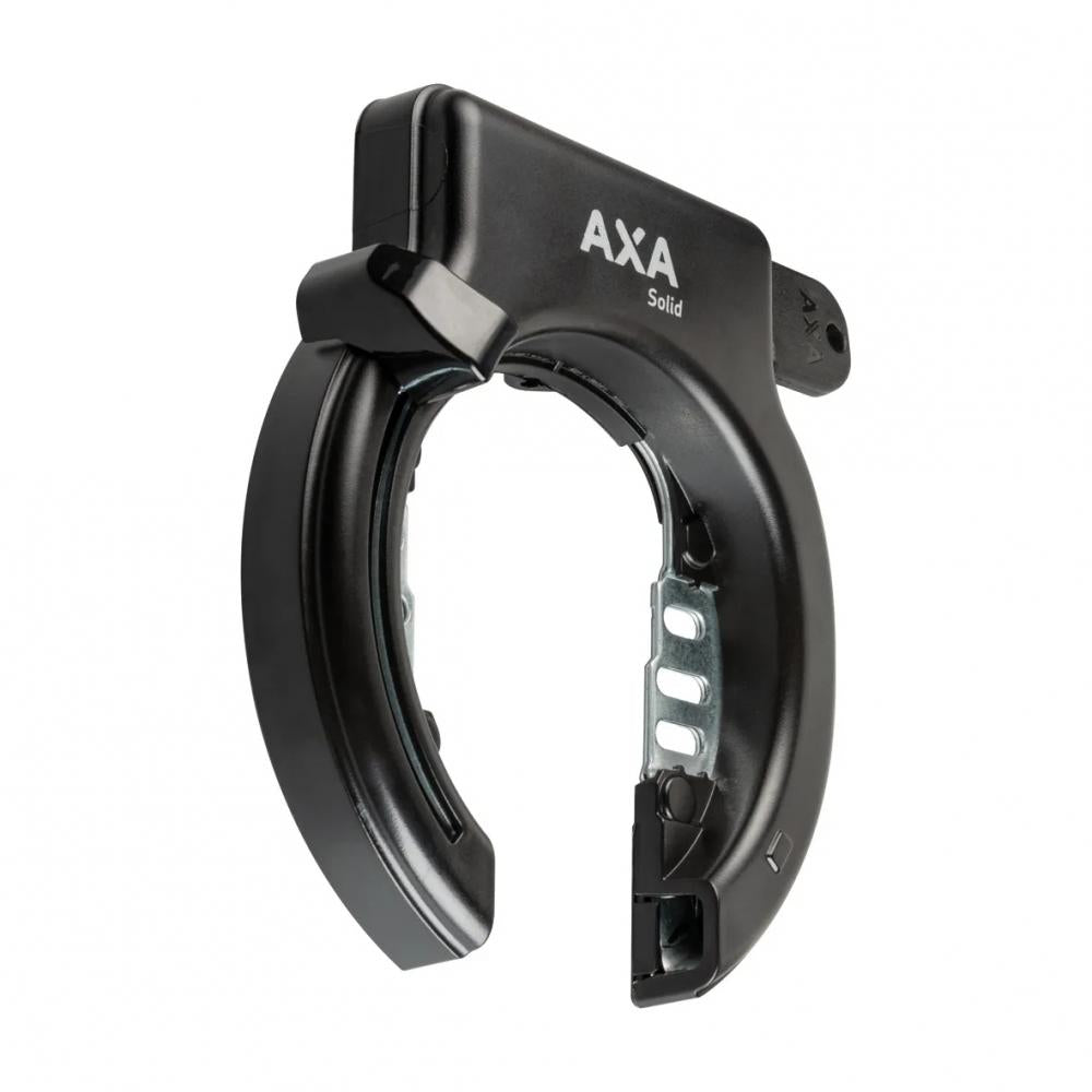 Rahmenschloss AXA Solid Retractable schwarz, Schlüssel abziehbar