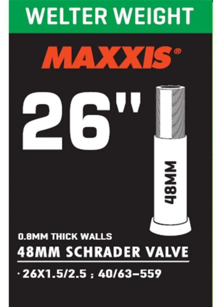Maxxis Schlauch WelterWeight 26x1.50-2.50\" (40-63/559) AV 48mm