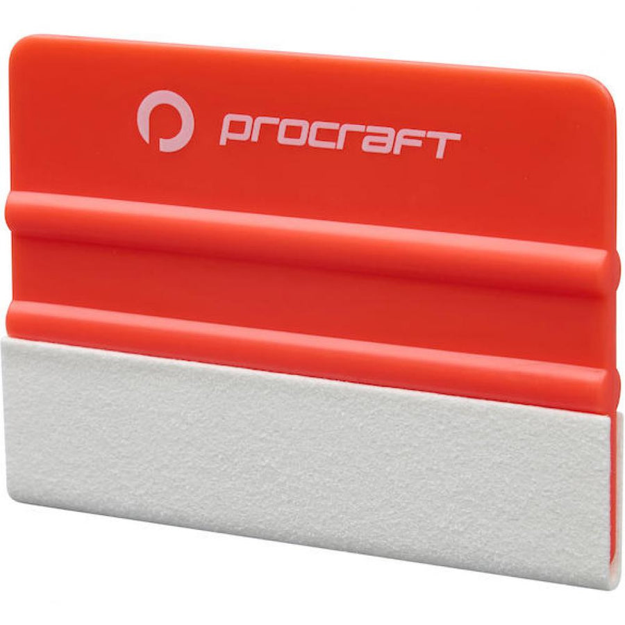 Procraft Kleine Rakel mit Alcantara-Kante Procraft Universal Rot - präzises Folienwerkzeug