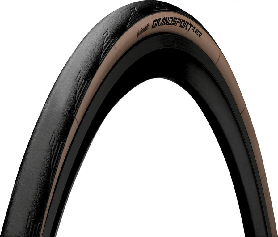 Continental Grand Sport Race Rennrad Faltreifen schwarz/braun mit NyTech Breaker Pannenschutz.