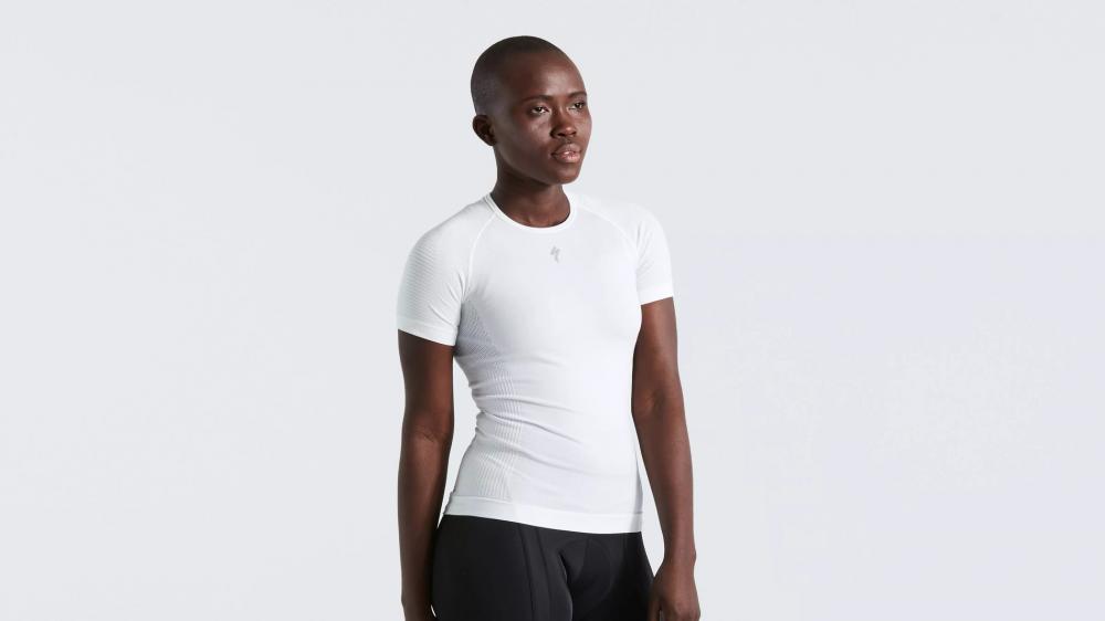 SEAMLESS LIGHT BASELAYER SS WMN WHT L/XL - Nahtloses Damen Funktionsshirt - Bekleidung