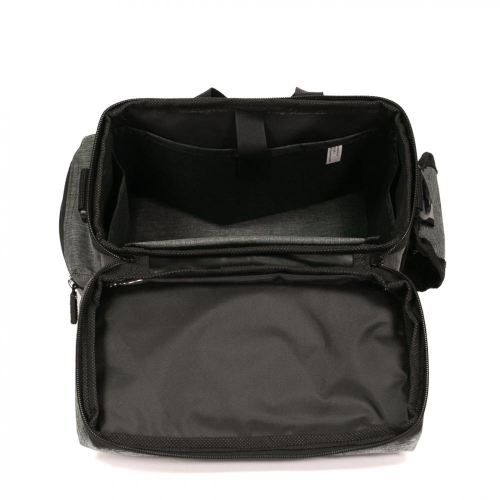 Haberland Lenkertasche 8l Max grau - praktische Fahrrad-Lenkerbag mit KLICKfix