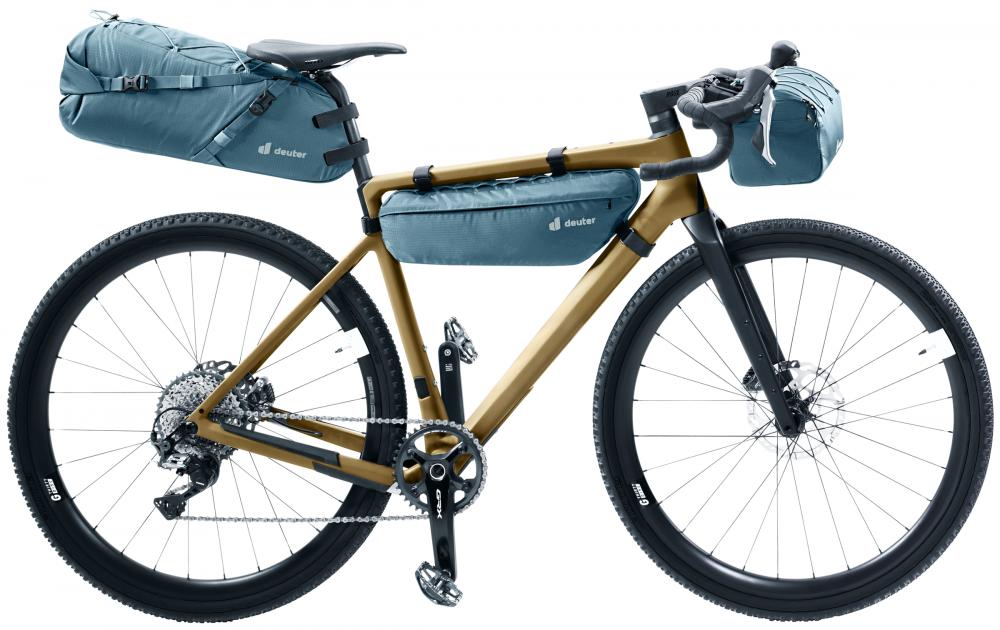 deuter Mondego SB 16 Satteltasche 16 Liter Blau - Bikepacking Fahrradtasche wasserdicht