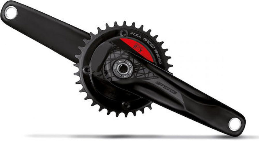 FSA Leistungsmesskurbel Powerbox MTB Carbon 1x 170 mm Schwarz - präzise MTB-Powerdaten