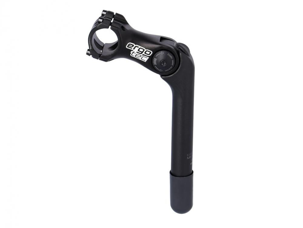 Ergotec Octopus 2 Vorbau 90 Millimeter Niro 1 Zoll 25,4 Millimeter Schaft 31,8 Millimeter Lenkerklemmung winkelverstellbar schwarz