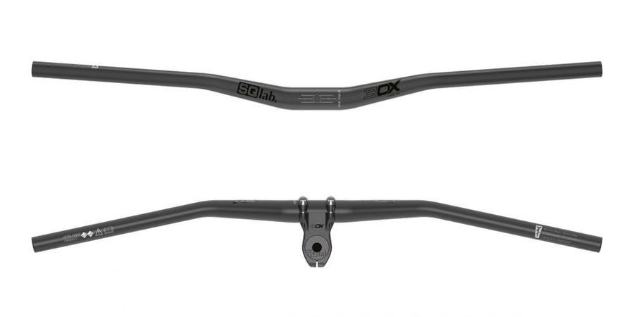 SQlab 31.8 mm Lenker 3OX Ø 31 - 8 mm 780 mm Rise 45 mm 12° high schwarz