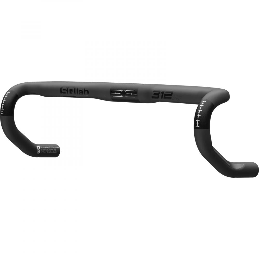 SQlab 312 R Carbon Integrated Rennradlenker 420 mm - Ergonomischer Oberlenker mit interner Kabelführung