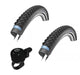 Schwalbe Reifen Marathon Plus MTB HS468 26x2.10 + Mounty Miniglocke Billy