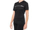 100% Ridecamp Womens Short Sleeve Jersey L black/grey - atmungsaktives MTB-Trikot für lange Trail-Tage