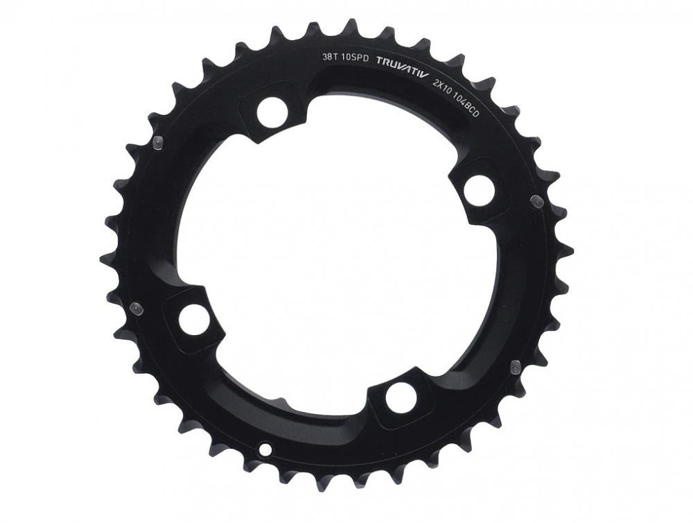 Kettenblatt MTB 38 Z. S1 2x10-fach 104mm LK,aluminium,schwarz,o.Pin