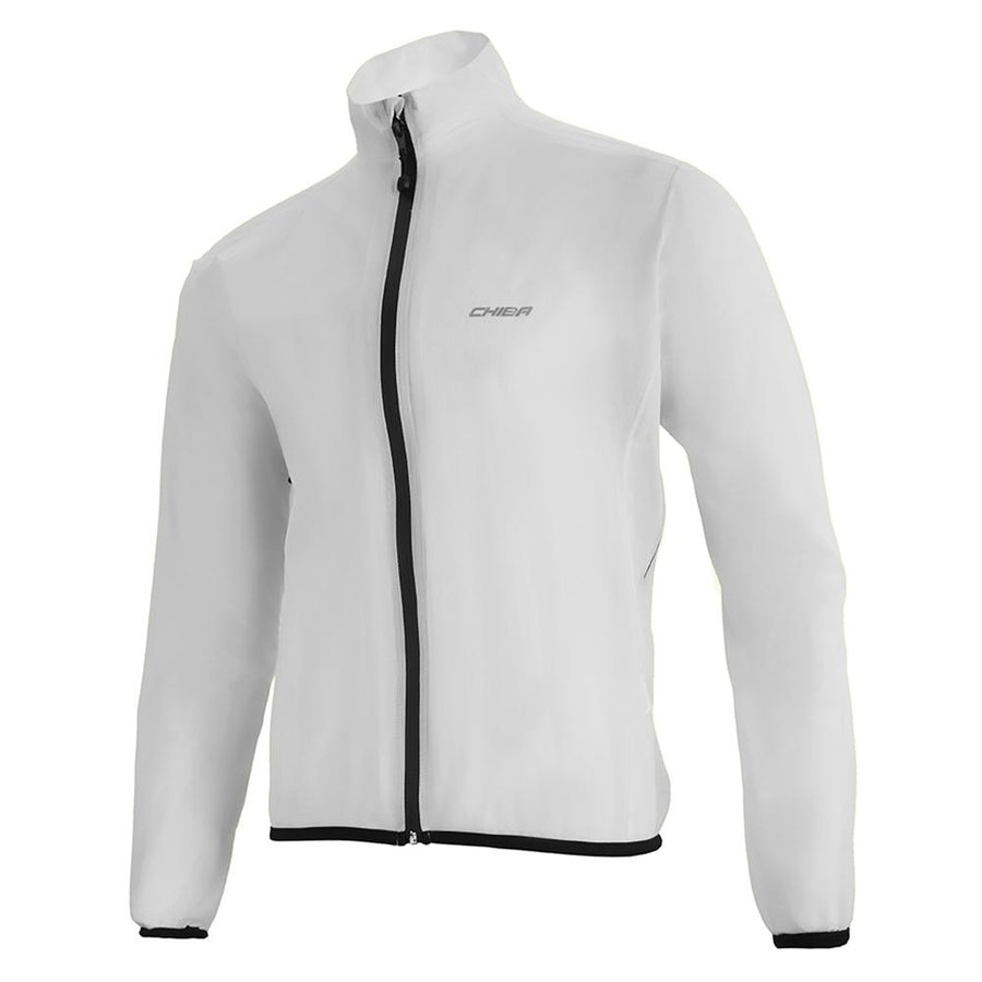 CHIBA Race Performance Jacke - wasserdicht, winddicht, atmungsaktiv, weiß, Größe M