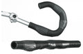 Ergotec Lenkerbezug Ergo Vario schwarz, 410mm, Kraton. Ergonomischer, anpassbarer Fahrradgriff, in zwei Ansichten.