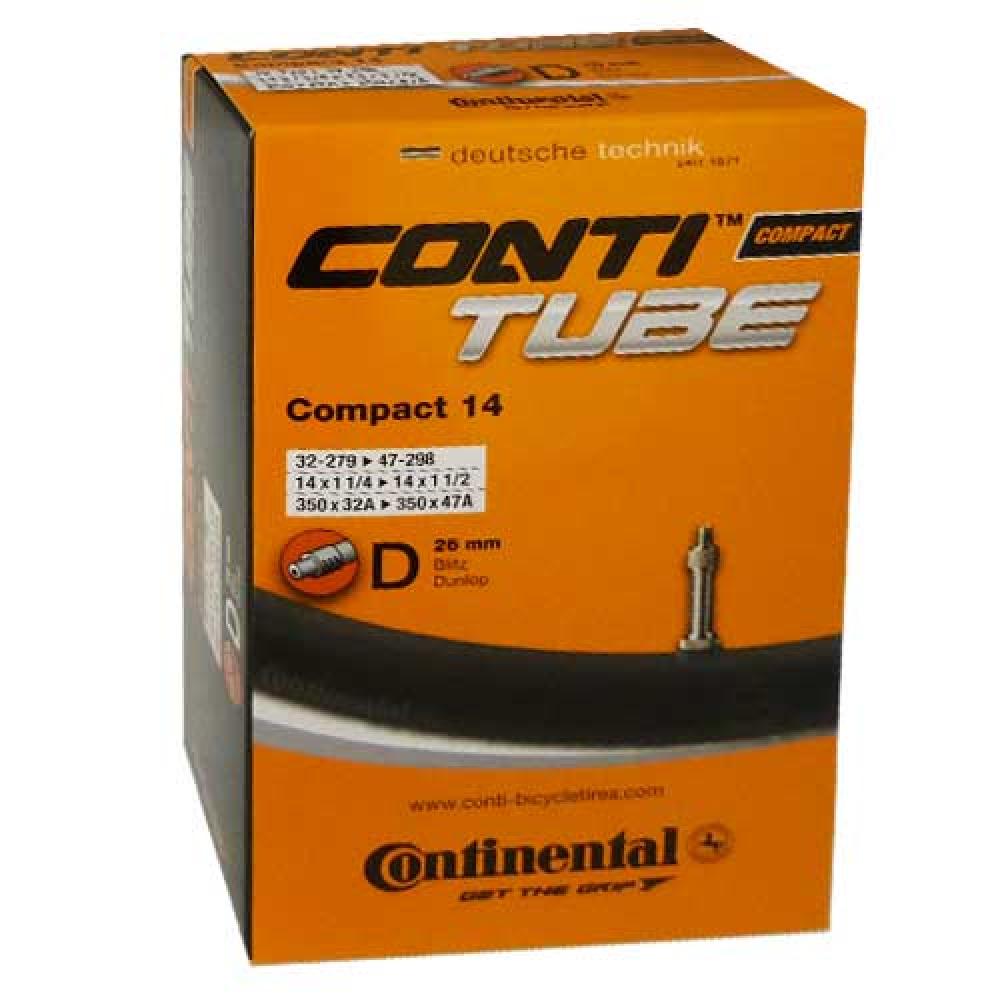 Continental Schlauch Conti Compact 14 14x1.25-1.75" 32-47/279-298 DV 26mm"