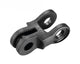 Busch+Müller Bumm Lampenhalter Adapter schwarz - Universal Halterung für Fahrradlampen