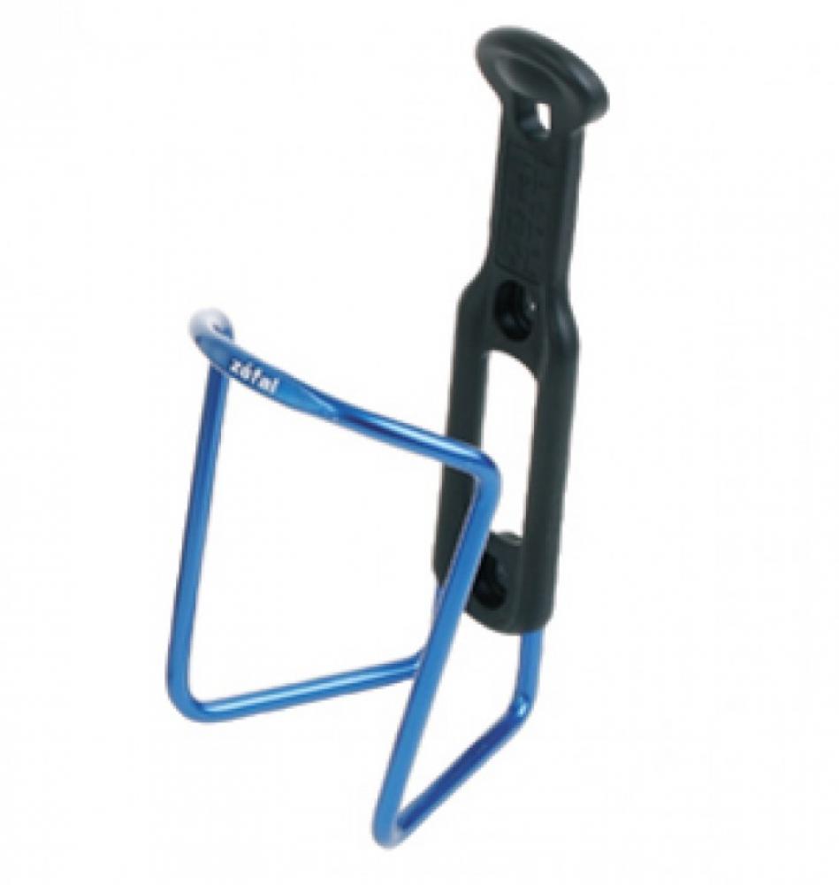 Zefal Trinkflaschenhalter blau. Stabiler, leichter Fahrrad-Flaschenhalter aus Metall für sicheren Halt.