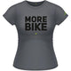 Merida T-Shirt MORE BIKE Edition Damen S Grau - komfortables Freizeit- und Bike-Shirt