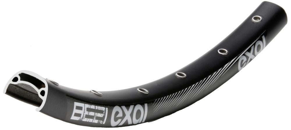 Exal FELGE BE 21, 27.5" 36L 21 schwarz - robuste MTB-Felge mit 21 mm Innenweite