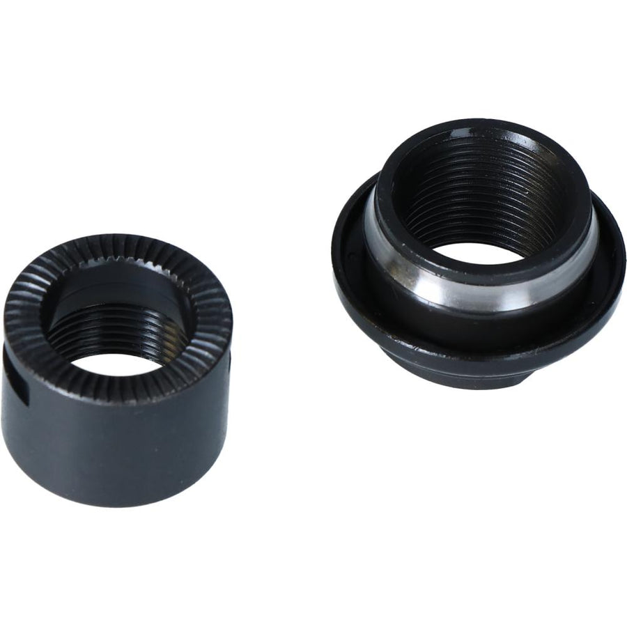 SHIMANO Achsmutter WH-RS170-CL-R12 für 12mm Steckachse, Rennrad/Gravel Disc, zwei schwarze Metallteile
