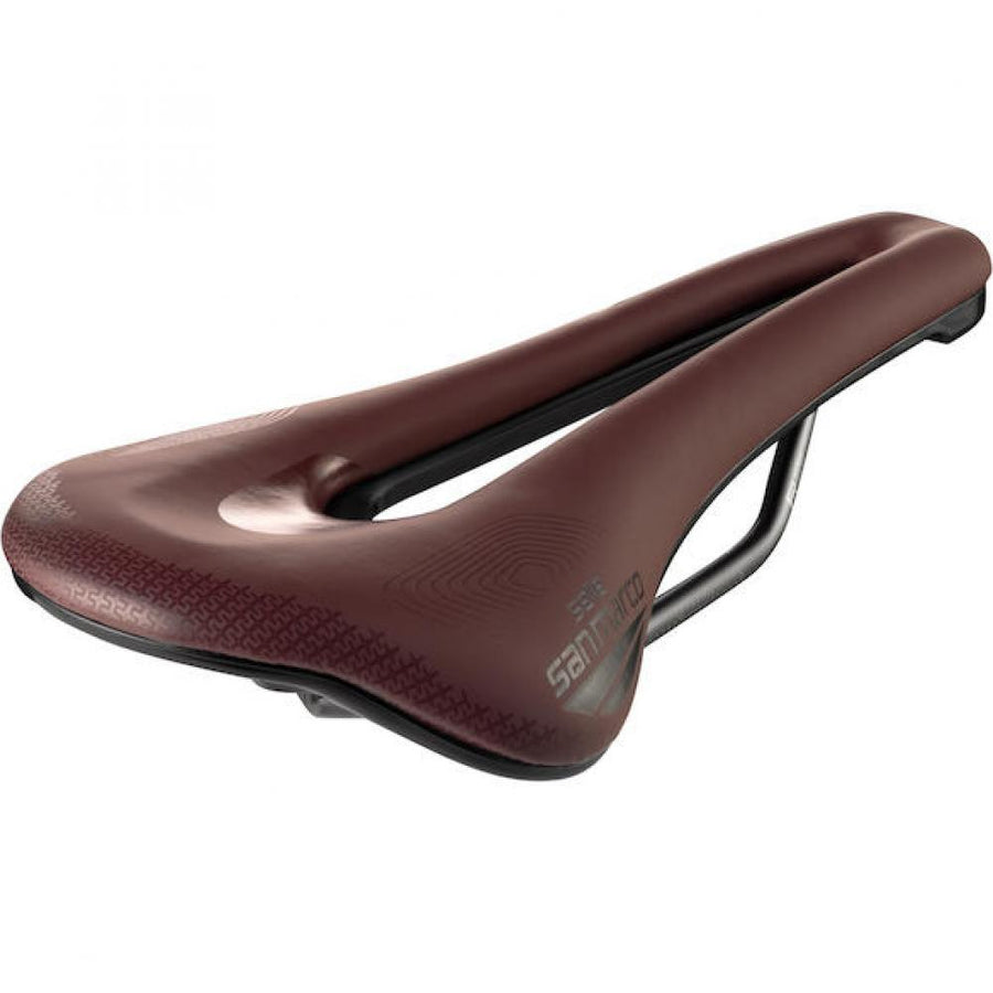 Selle San Marco Sattel Shortfit 2.0 Supercomfort Racing 140 x 255 mm Brick Red - maximaler Komfort & Performance