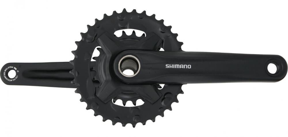 SHIMANO Kurbelgarnitur FC-M210-B2 Kurbelgarnitur - 170 mm, 36-22 Zähne, 22 Zähne