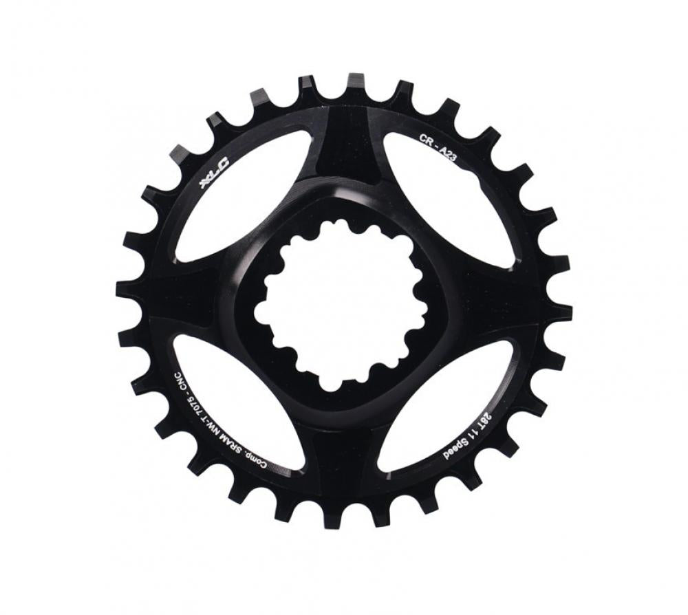 XLC Kettenblatt schwarz 28 Zähne GXP direct mount