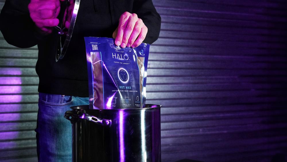 Halo Hot Wax Lube 600g + Boil Bag