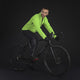 CHIBA Race Performance Jacke - wasserdicht, winddicht, atmungsaktiv, neongrün, Größe L