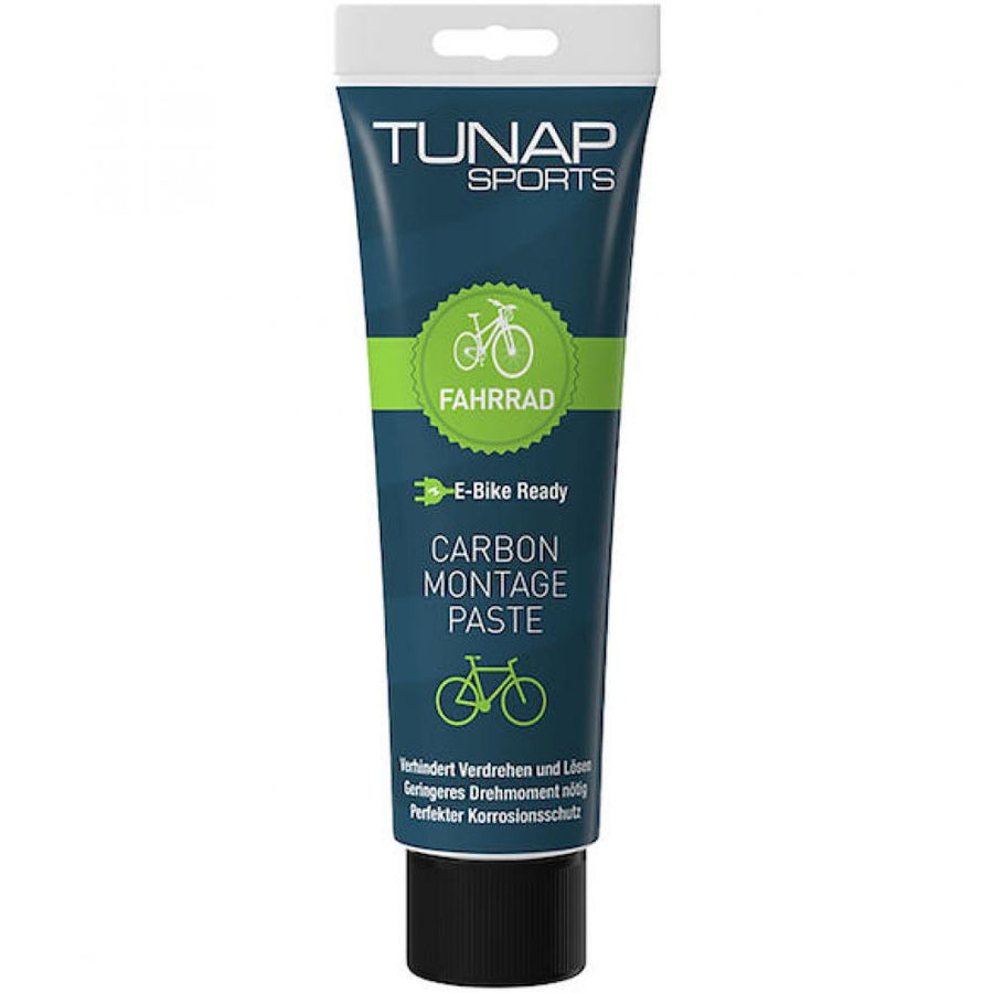 Tunap Sports Carbon Montagepaste 50g für sicheren Halt an Carbon- & Aluteilen am Fahrrad und E-Bike.