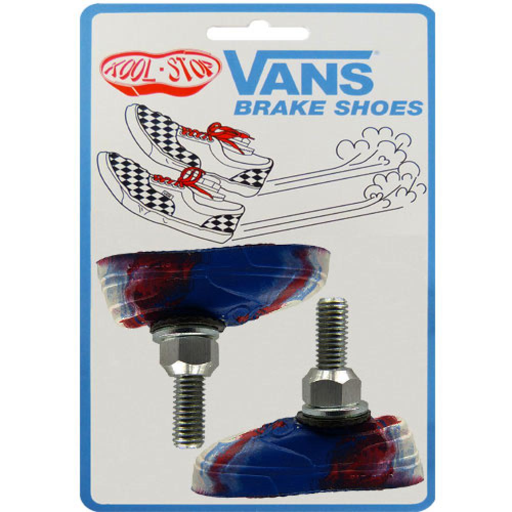 Bremsschuh V-brake Bmx, T7 Vans Rot/weiß/blau, Vswirl