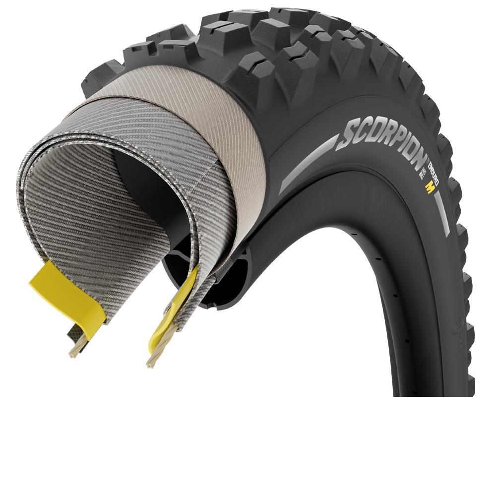 Pirelli Scorpion Enduro M Faltreifen 29x2,4 Zoll Schwarz - Enduro-Reifen mit ProWALL