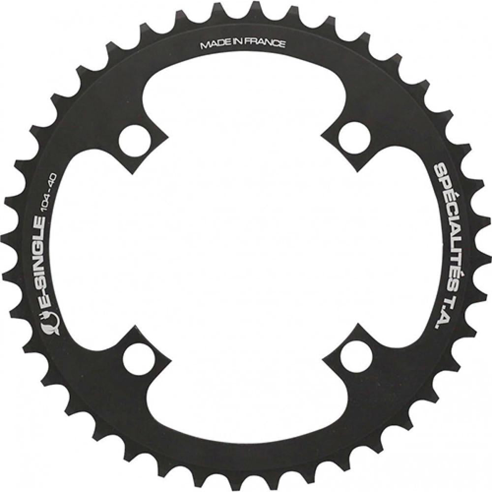 TA E-Single Kettenblatt 36 schwarz Ø104 außen/innen PL-42104309-36