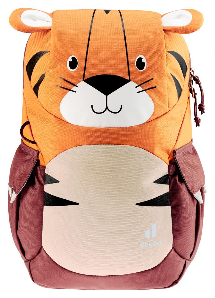 Deuter Kikki Kinderrucksack 8L - Mandarine-Redwood Robust & Reflektierend