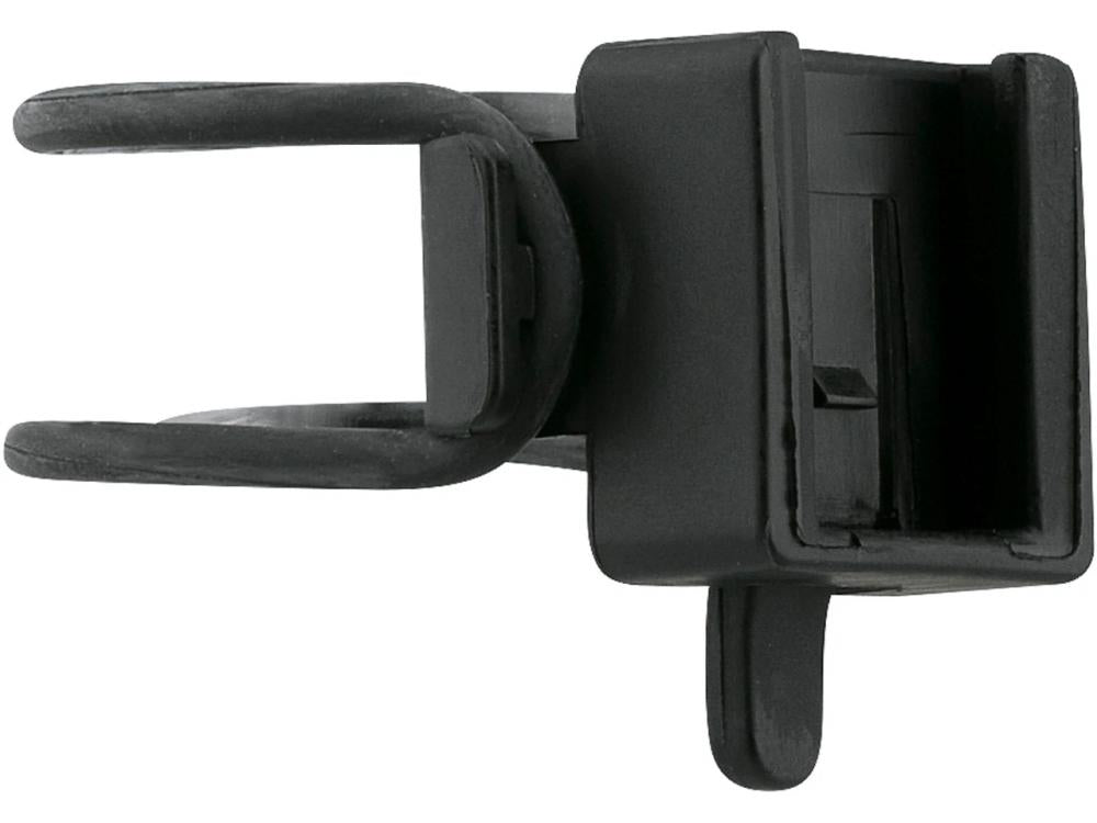 Schwarze Cat Eye Vertikal SP-14R Rücklichthalterung für Fahrräder.