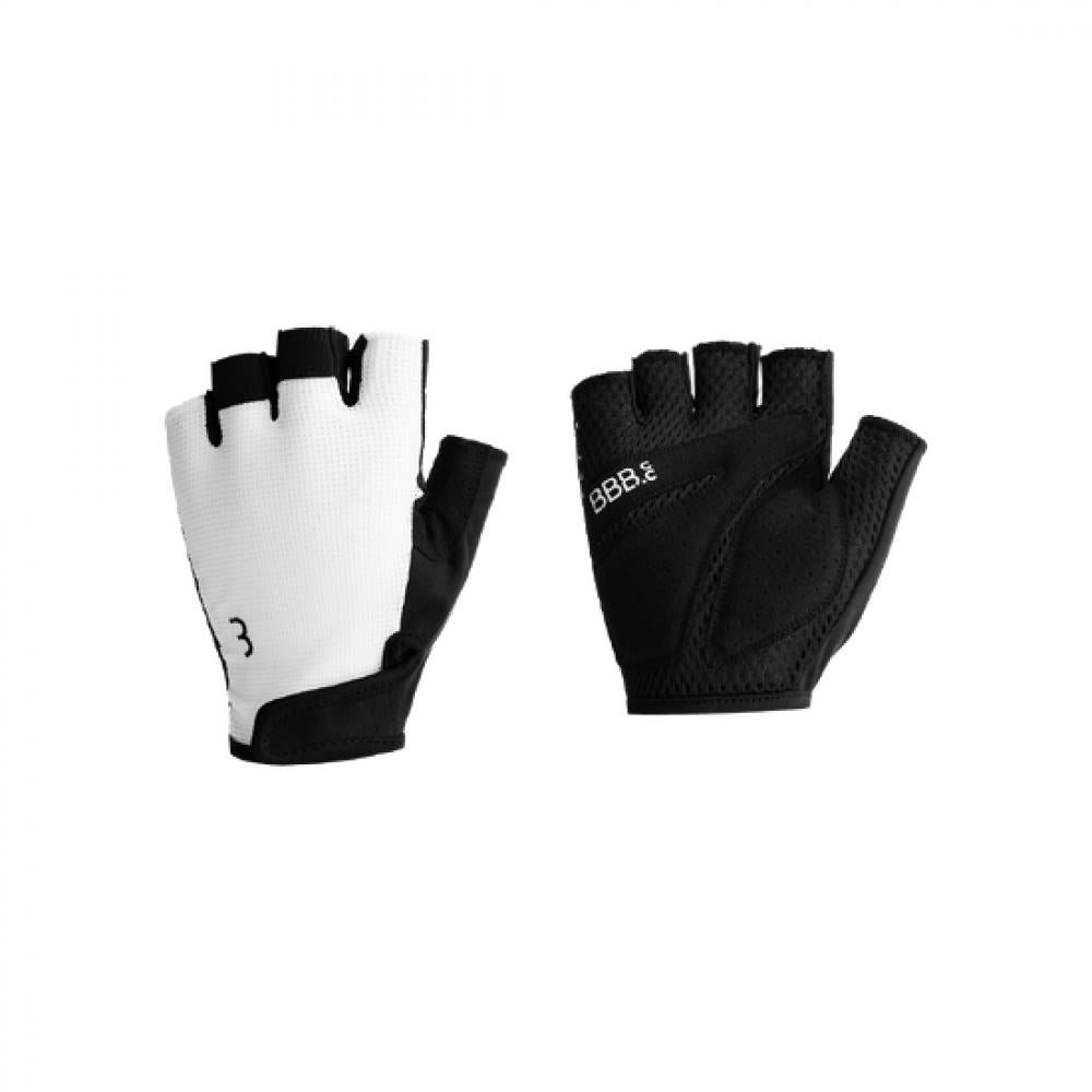 BBB Cycling Handschuhe CoolSupport S weiß S weis - atmungsaktiver Radhandschuh mit Komfortpolsterung