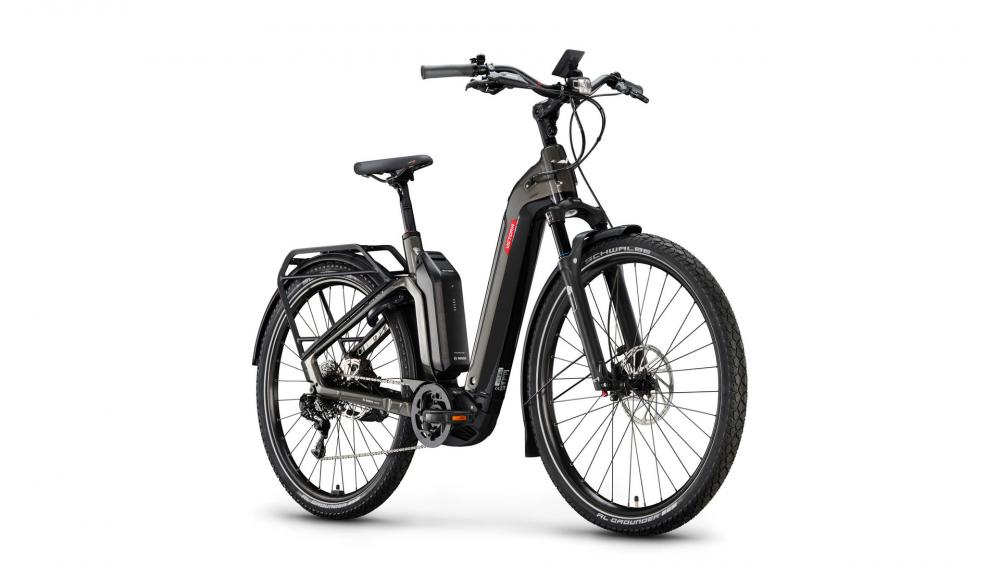 VICTORIA Elektro-Urbanrad "UTILYON 6" (#1), Wave, 29", anthracite grey, SHIMANO "Deore XT", 11-Gang, 48cm