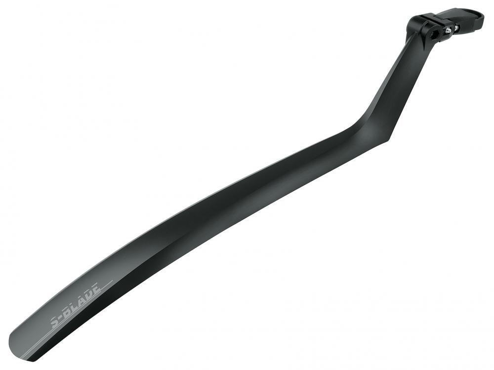 SKS S-BLADE Hinterrad-Schutzblech Fixed 28" - schwarz, bis 35 mm, leicht & robust, einfache Montage, ideal für Rennrädern Gravelbikes und Cyclocross