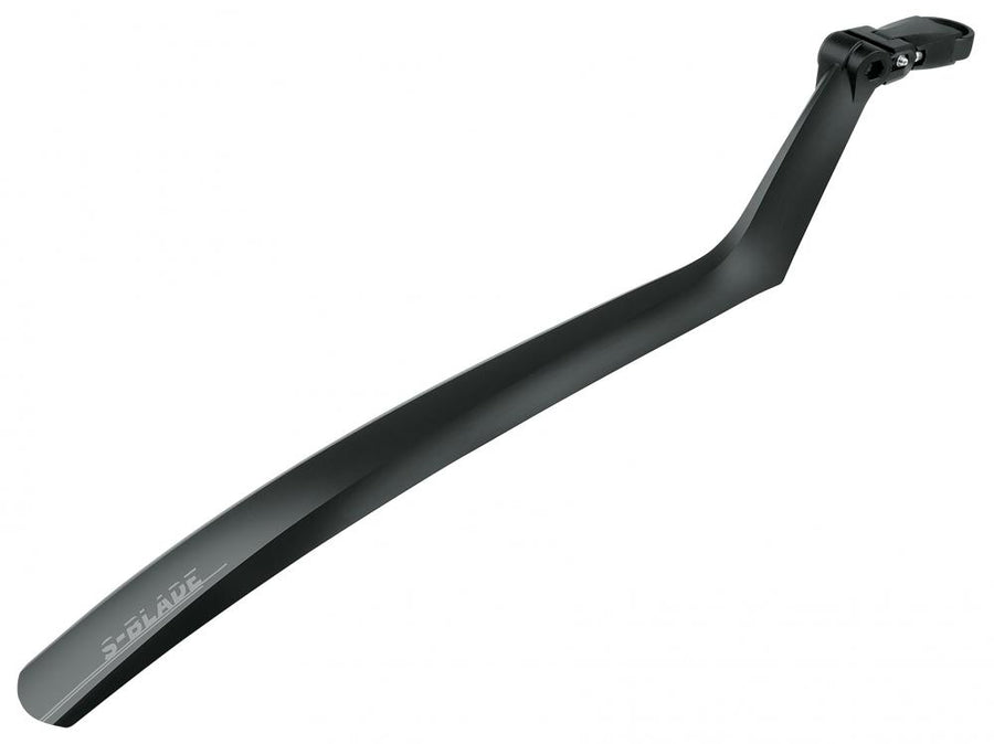 SKS S-BLADE Hinterrad-Schutzblech Fixed 28\" - schwarz, bis 35 mm, leicht & robust, einfache Montage, ideal für Rennrädern Gravelbikes und Cyclocross
