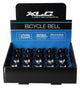 XLC Miniklingel Display DD-M07 Ø22,2-31,8mm 10xsw 10xsilber
