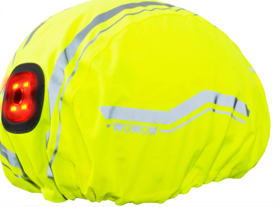 WOWOW Regenschutzhaube für Fahrradhelm Corsa LED