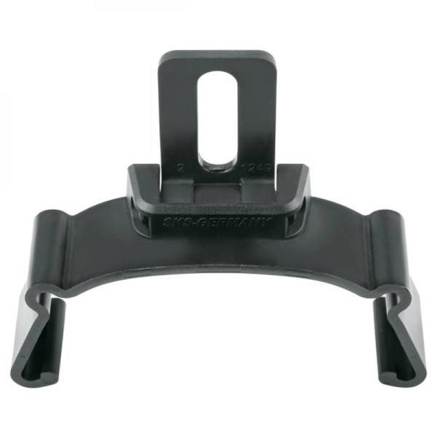 SKS Bluemels Schiebebrücke Style 46mm Zubehör für 28" Schutzbleche, stabile Kunststoffhalterung, 90°/0° Montage, einfache Befestigung für optimale Schutzblech-Position