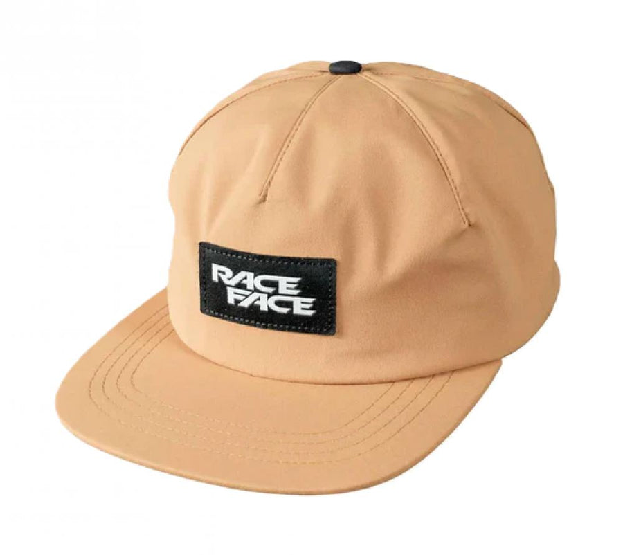 Race Face Logo Slouchy Cap, brown, one size - lässige Bike-Cap mit Logo