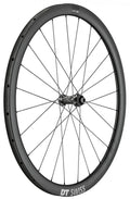 DT Swiss CRC 1100 Spline Tubular Highend-CX-Laufrad schwarz mit Scheibenbremse.