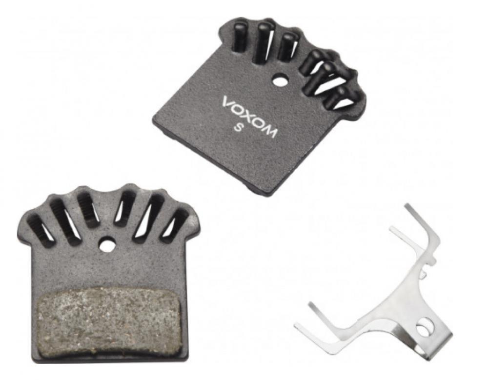 Voxom Scheibenbremsbeläge Bsc32 Shimano Saint Post XTR XT SLX 2 Stück Alu-Trägerplatte semi metal
