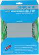 SHIMANO Bremszug-Set DURA-ACE polymerbeschichtet - präzise Bremsperformance, Grün