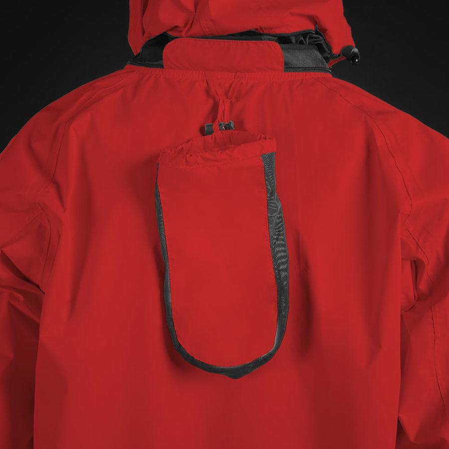 CHIBA Rainjacket - Radsport-Regenjacke 3XL, wasserdicht, winddicht, atmungsaktiv, rot